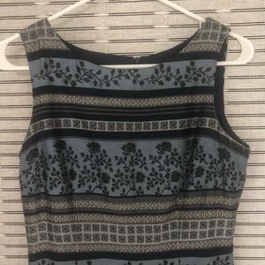 Blue and silver Petite dress size 4p